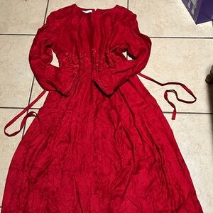 Sarah Elizabeth Vibrant Red Garment